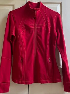 LN!🍒LULULEMON sz 12 DEFINE Jacket DARK RED *LUON ~ VHTF COLOR & SIZE!!